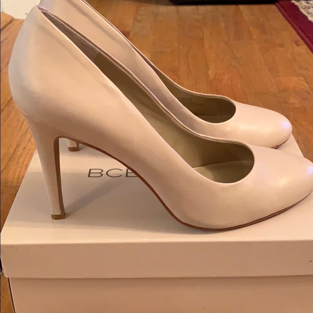 BCBGeneration Nude Heels - Size 10